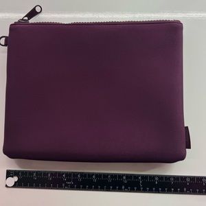 Dagne Dover Neoprene Large Pouch Eggplant